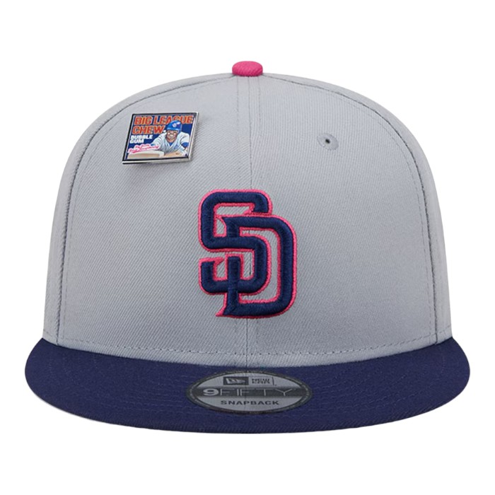 San Diego Padres Gray and Purple Big League Chew Green UV New Era 9FIFTY Snapback Hat