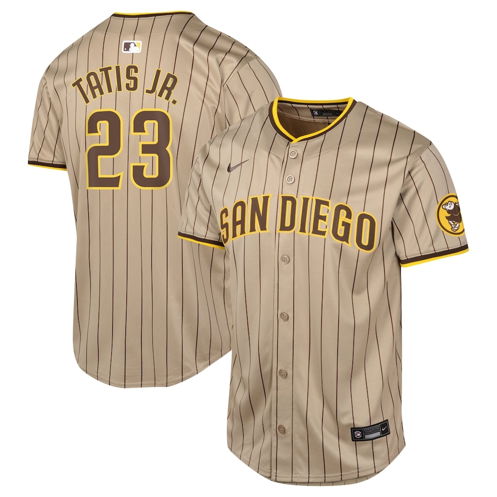 Youth San Diego Padres Fernando Tatis Jr Nike Limited Tan Alternate Player Jersey