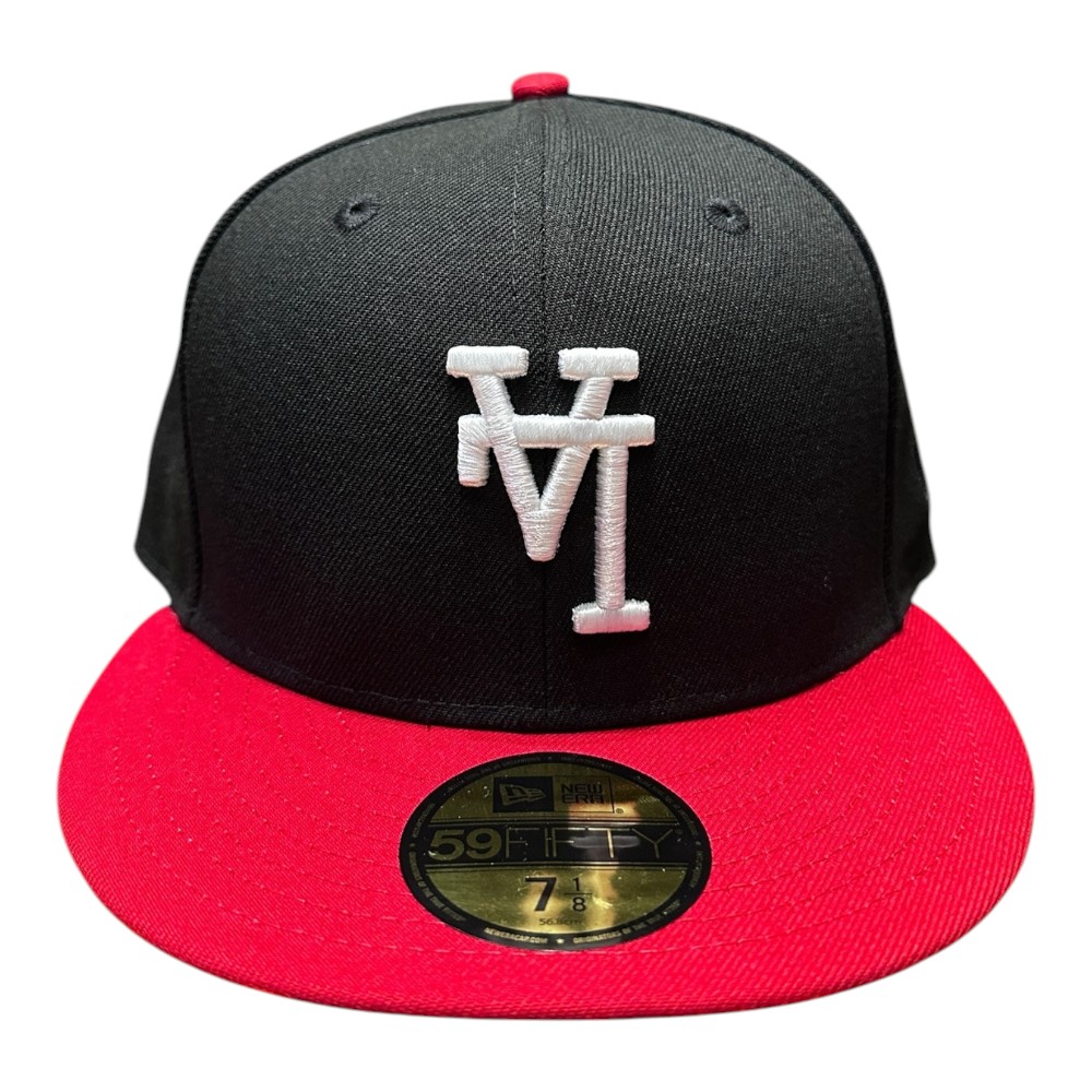 Los Angeles Dodgers Upside Down Logo Gray UV New Era 59FIFTY Fitted Hat