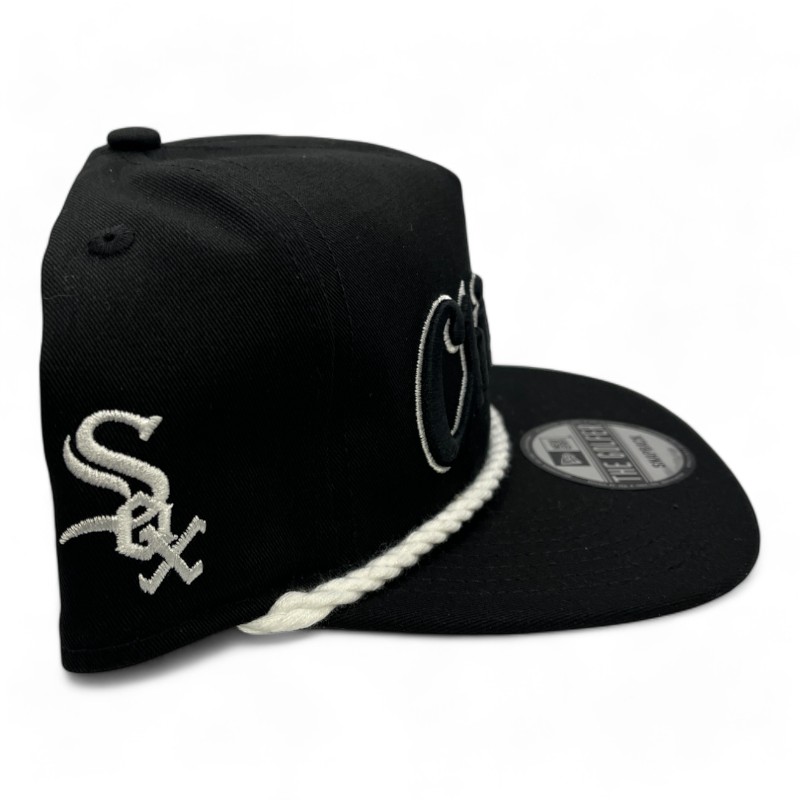 Chicago White Sox Black Golfer Hat New Era Snapback Hat