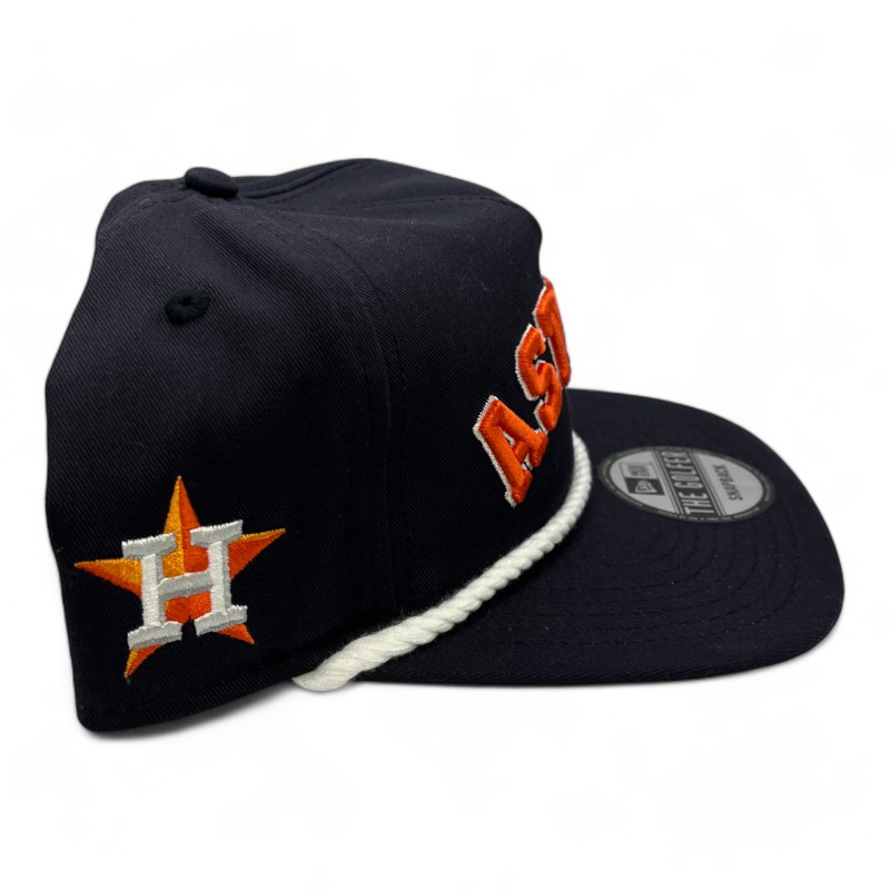 Houston Astros Navy Golfer Hat New Era Snapback Hat