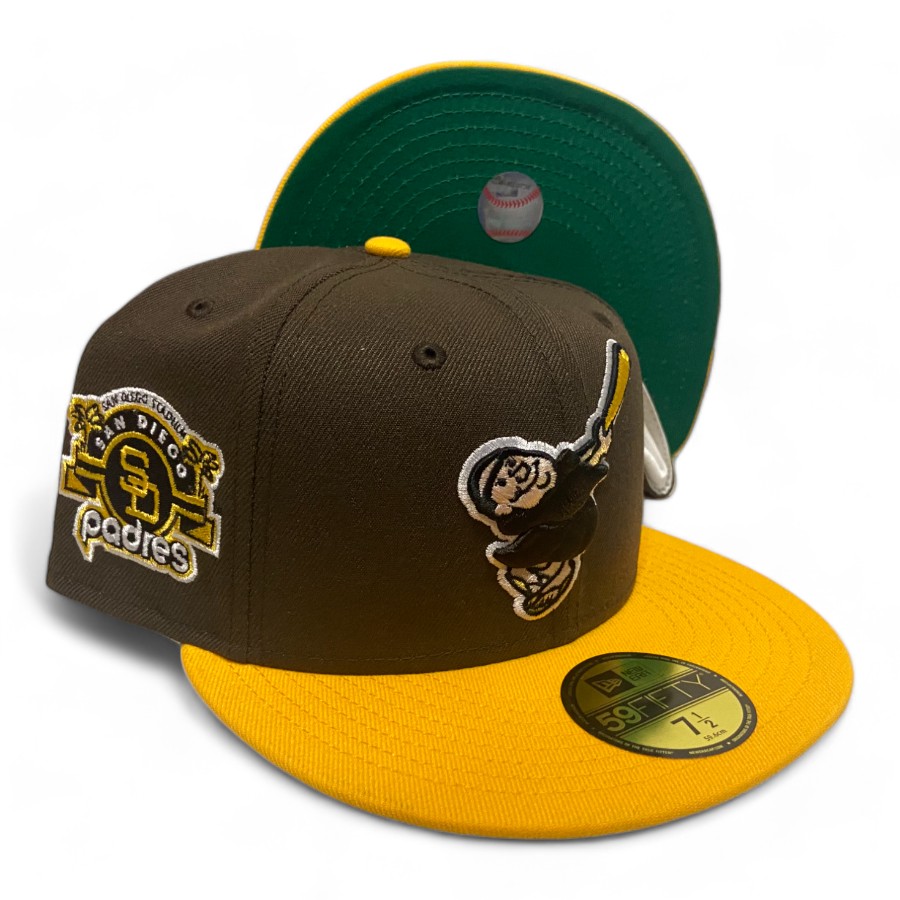 San Diego Padres Brown Yellow Two Tone SD Padres Patch Green