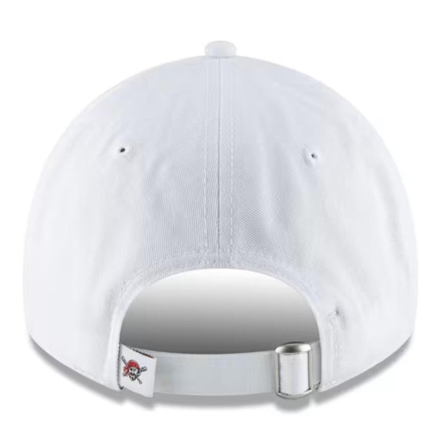 Pittsburgh Pirates White Basic Core Classic New Era 9TWENTY Adjustable Hat