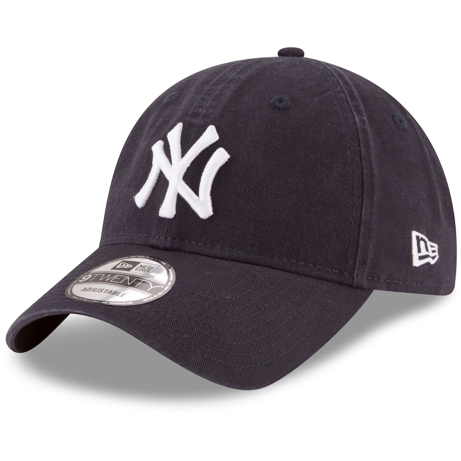 New York Yankees Navy Team Color Basic Core Classic New Era 9TWENTY Adjustable Hat