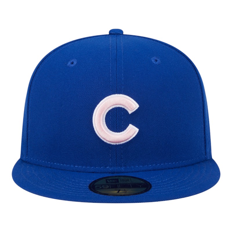 Chicago Cubs Mother's Day 2024 On Field Pink UV New Era 59FIFTY Fitted Hat
