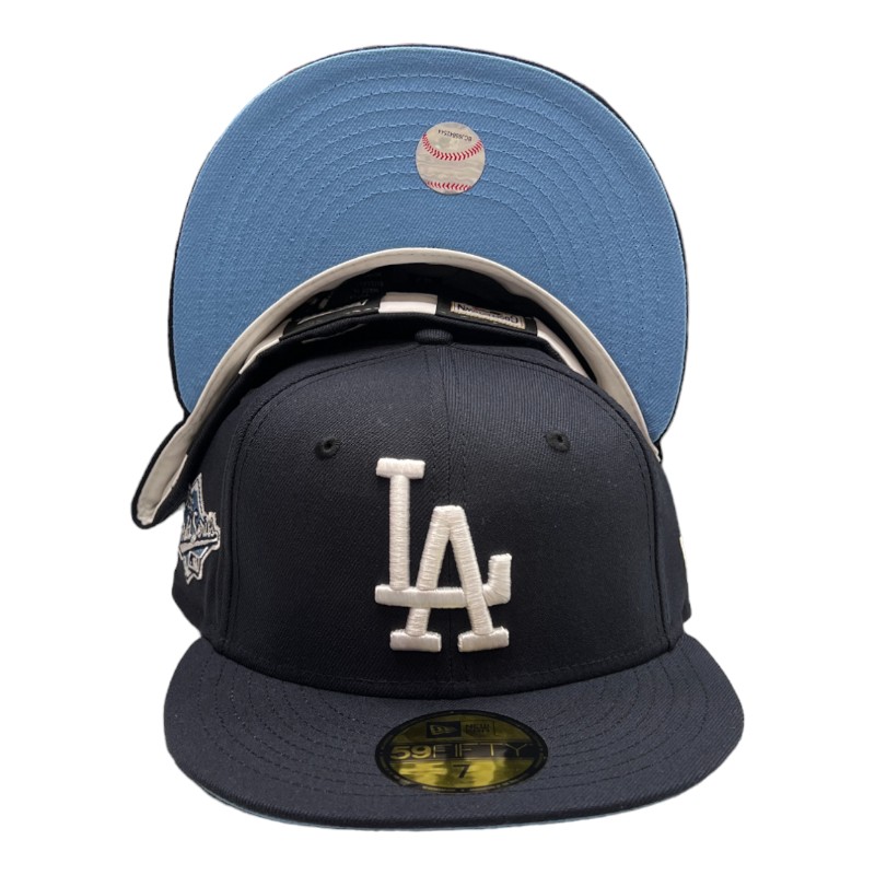 Los Angeles Dodgers Navy 1988 WS Patch Icy Blue UV New Era 59FIFTY