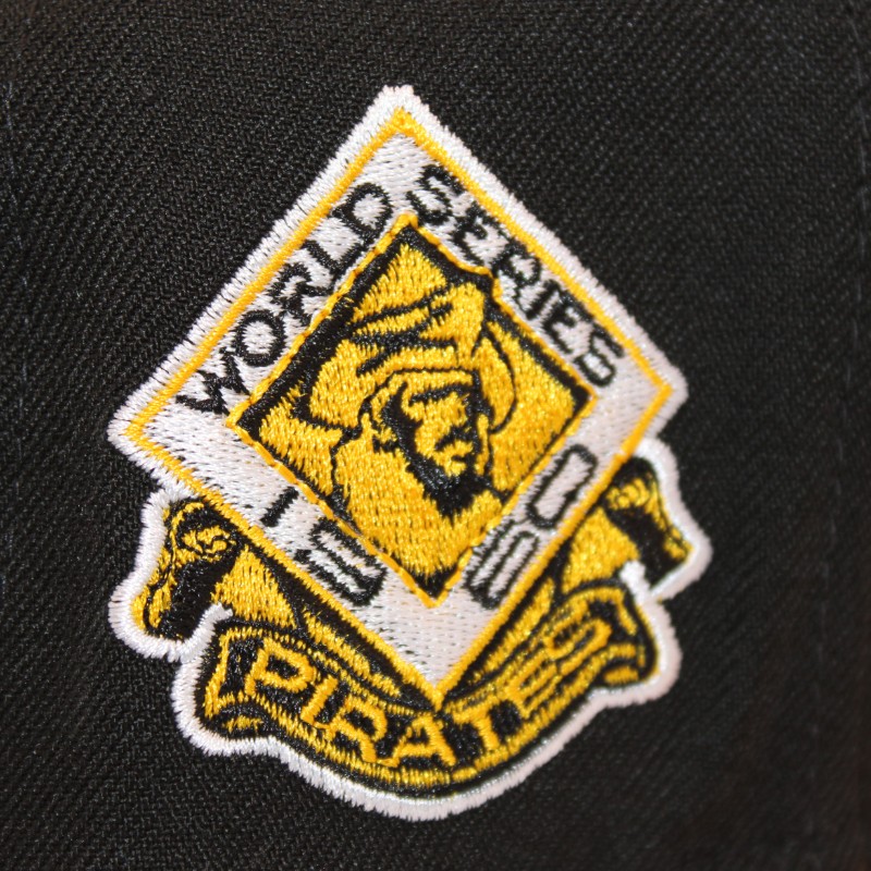 Pittsburgh Pirates Black and Gold "DPM Stock Pack" 1960 World Series Patch Gray UV New Era 59Fifty Fitted Hat