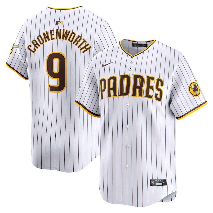 San Diego Padres Jake Cronenworth White Home Nike Limited Player Jersey