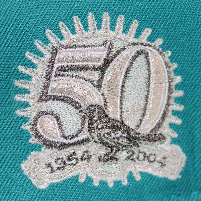 Baltimore Orioles Teal and Black "DPM Stock Pack" 50th Anniversary Patch Gray UV New Era 59Fifty Fitted Hat