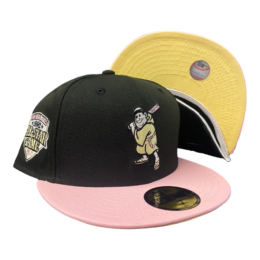 【US限定】 NEW ERA 59FIFTY San Diego Padres Black&Pink ASG92 San Diego Padres New Era 1992 MLB All-Star Game Cooperstown