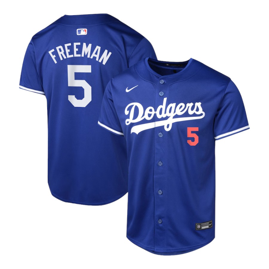 Youth Los Angeles Dodgers Freddie Freeman Nike Limited Royal Blue