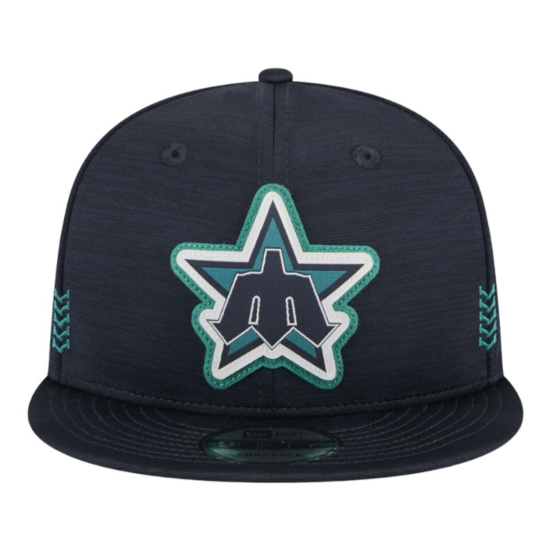 Seattle Mariners Navy 2024 Clubhouse New Era 9FIFTY Snapback Hat