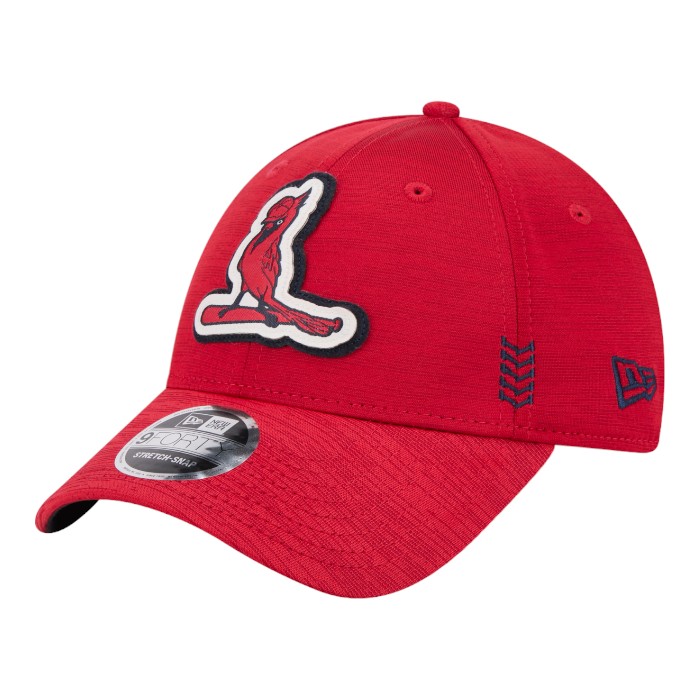 St. Louis Cardinals Red 2024 Clubhouse New Era 9FORTY Adjustable Stretch Snapback Hat