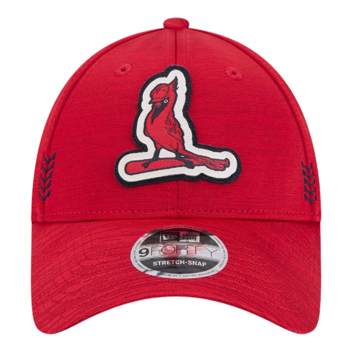 St. Louis Cardinals Red 2024 Clubhouse New Era 9FORTY Adjustable Stretch Snapback Hat