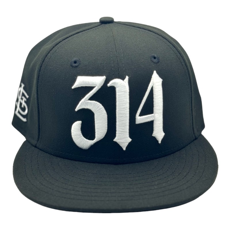 St. Louis Cardinals Classic Black and White 314 Custom Logo