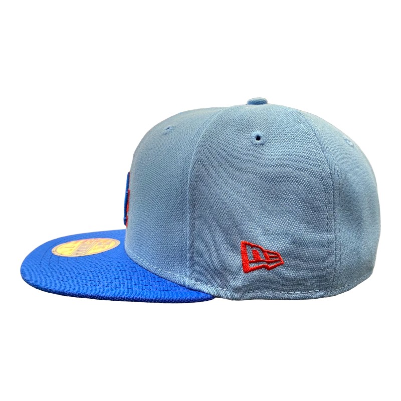 Los Angeles Dodgers Blue Two Tone "Ice Cold" 2020 WS Patch Red UV 59FIFTY Fitted Hat