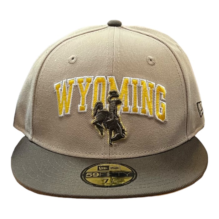 Wyoming Cowboys Tan and Brown NCAA New Era 59FIFTY Fitted Hat