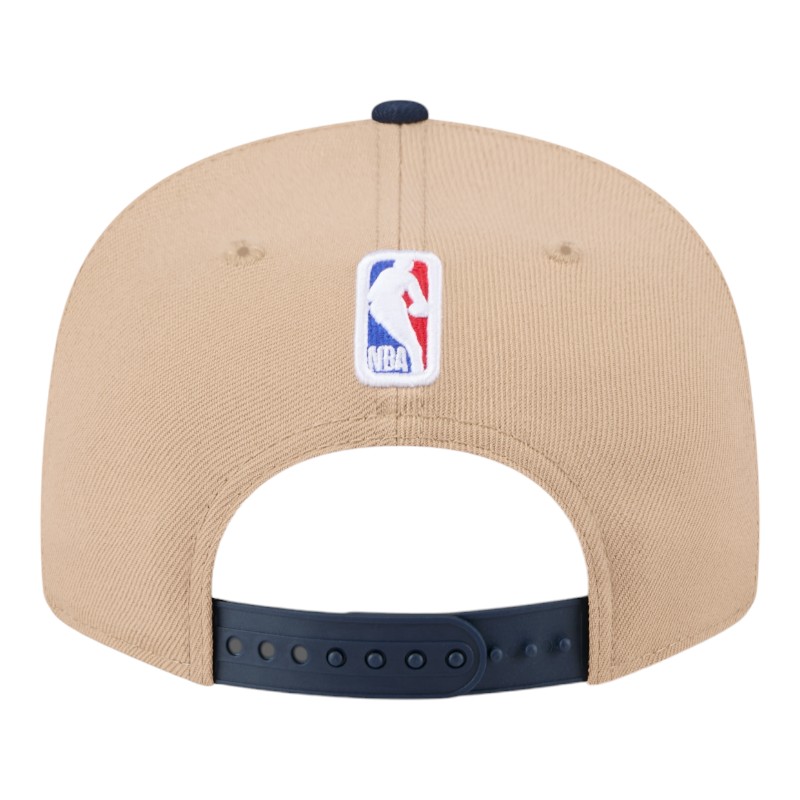 Denver Nuggets Brown and Navy 2024 Draft NBA New Era 9FIFTY Snapback Hat