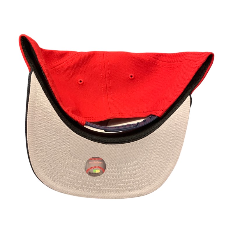 Washington Nationals Red Black Two Tone Inaugural Season Patch Gray UV New Era 9FIFTY A-Frame Snapback Hat