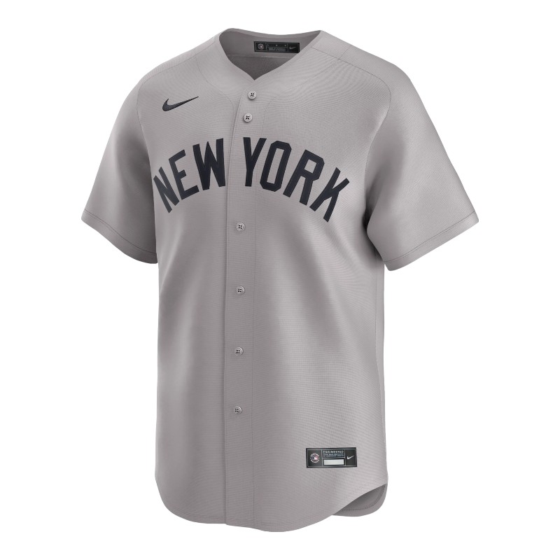 New York Yankees Aaron Judge Gray Number Only Nike Limited Player Jersey