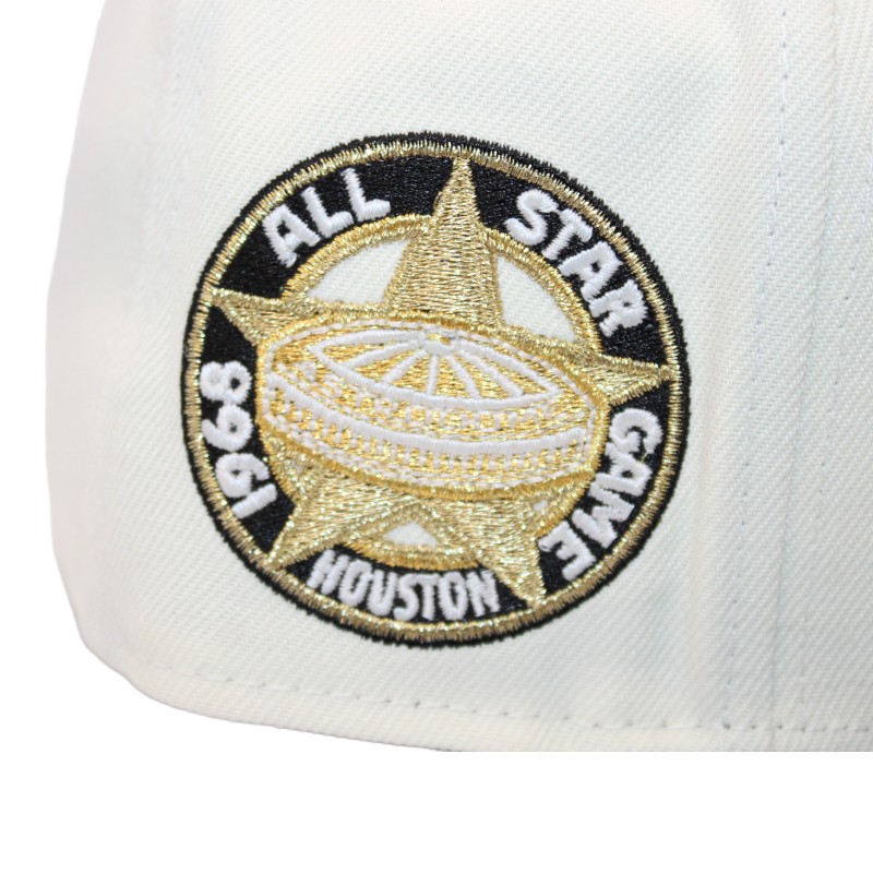 Detroit Tigers Cream and Black "IceTrey Daytons" 1968 All Star Game Patch Gray UV New Era 59Fifty Fitted Hat