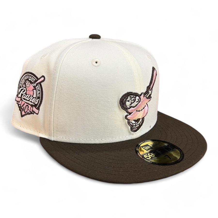 San Diego Padres Chrome and Brown 40th Anni Patch Pink UV 59FIFTY