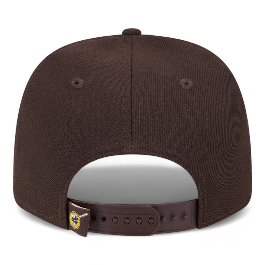 San Diego Padres Brown Basic New Era 9SEVENTY Stretch Snapback Hat