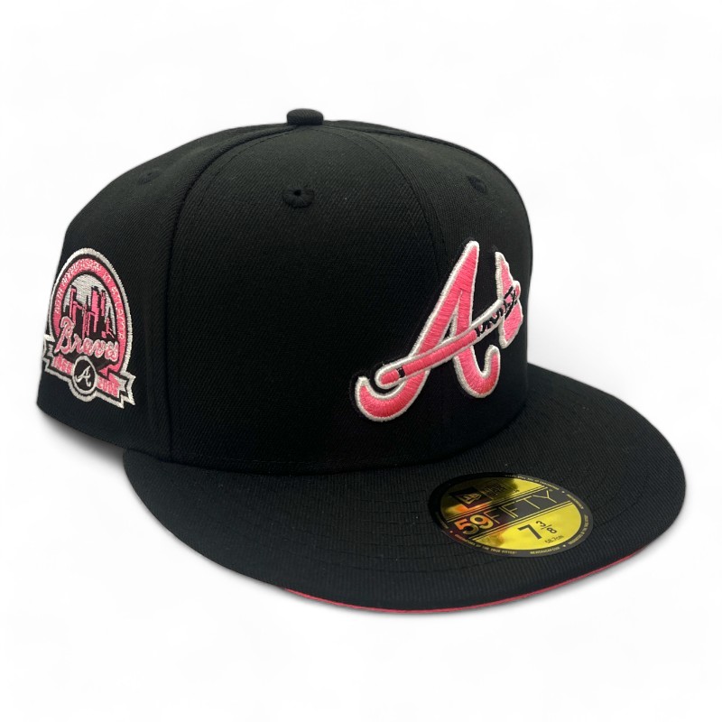 NEW ERA - ATLANTA BRAVES (Brown × Pink) Brown Atlanta Braves Pink Bottom 1999 World Series Side