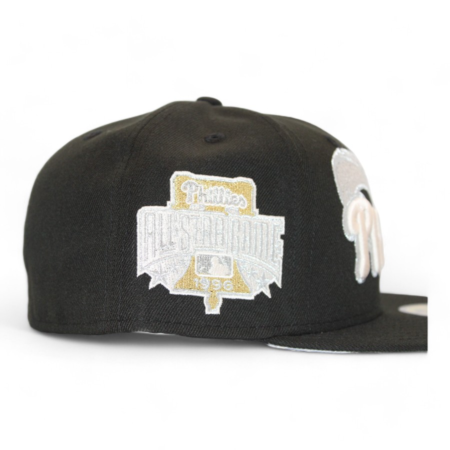 Philadelphia Phillies Black "FHM DPM Stock Pack" 1996 All Star Game Patch Gray UV New Era 59Fifty Fitted Hat
