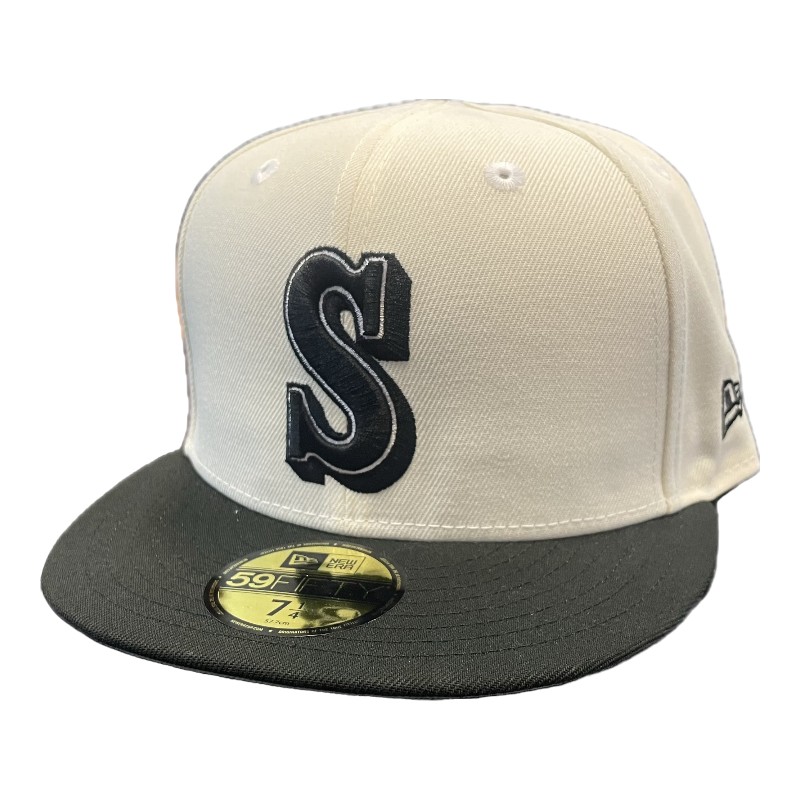 Seattle Mariners Chrome and Black Gray UV New Era 59Fifty