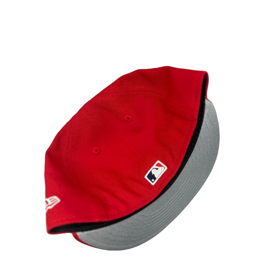 St. Louis Cardinals Red The Lou STL Patch Gray UV New Era 59FIFTY Fitted Hat