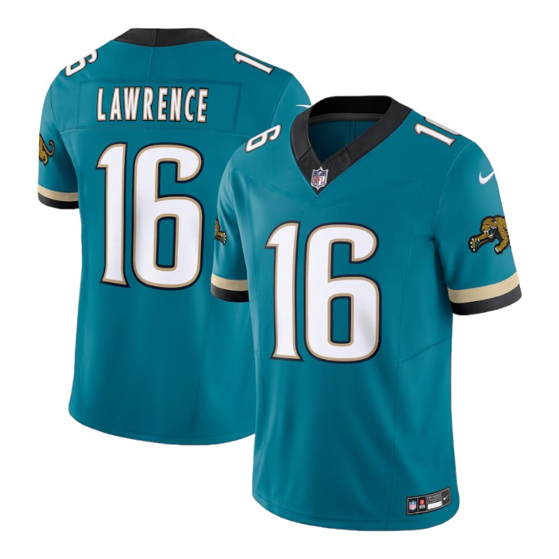 Jacksonville Jaguars Trevor Lawrence Teal Prowler Throwback Nike