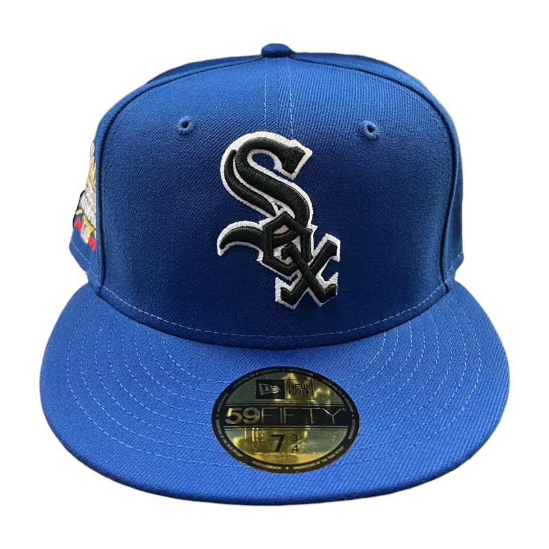 Chicago White Sox True Blue 2005 WS Champions Patch UV 59FIFTY Fitted Hat