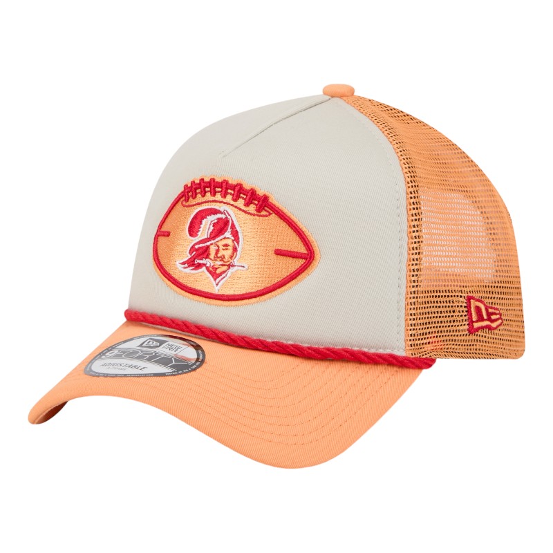Tampa Bay Buccaneers 2024 Historic Throwback NFL Sideline New Era A-Frame 9FORTY Snapback Hat