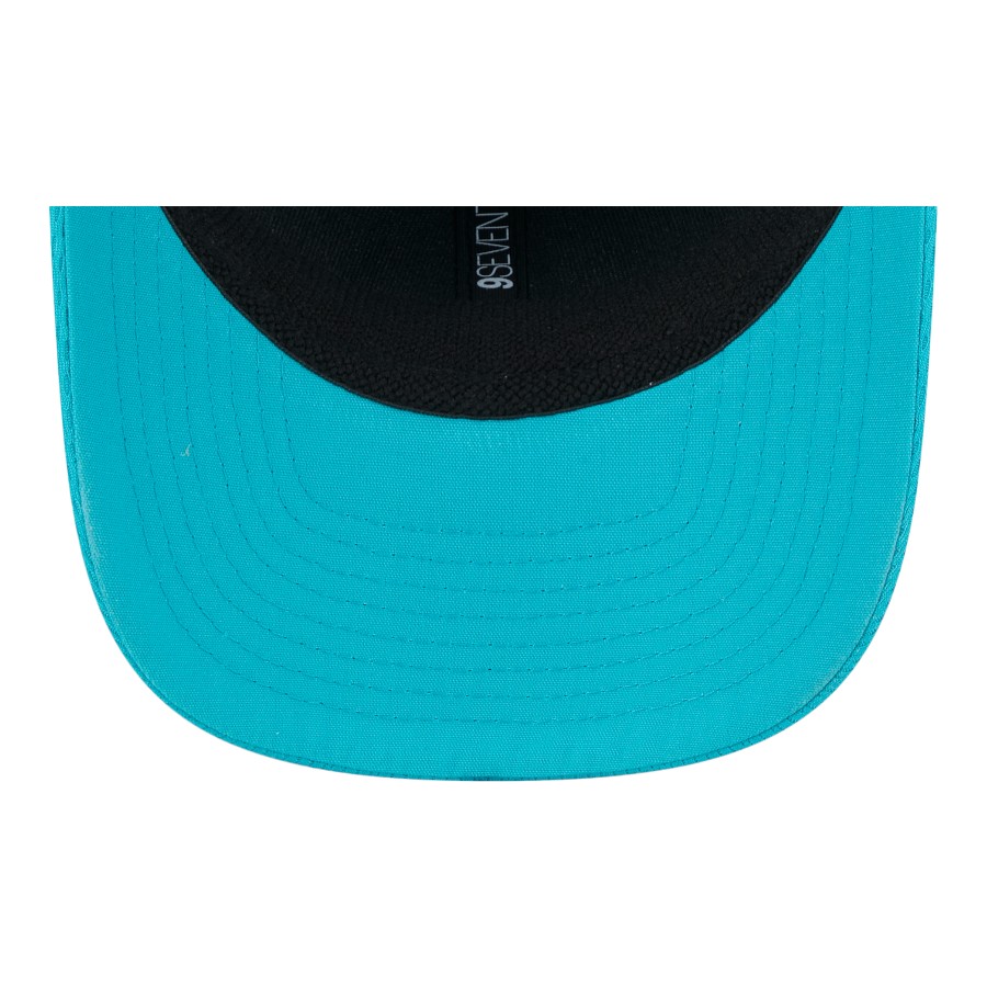 Miami Dolphins Aqua 2024 NFL Sideline New Era 9SEVENTY Stretch-Snap Hat