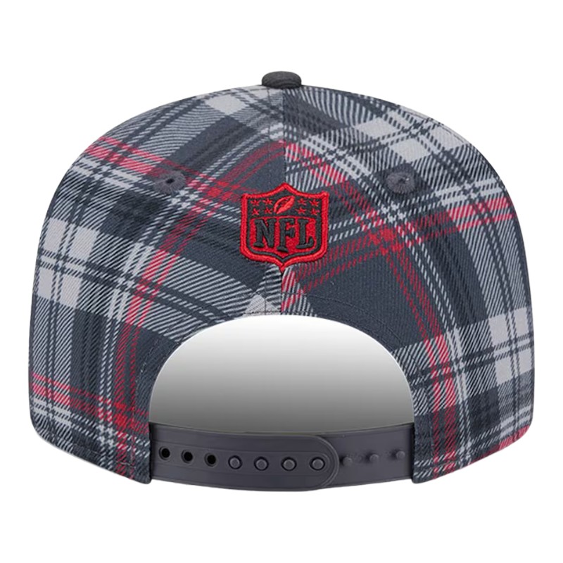 San Francisco 49ers Gray 2024 Sideline Statement Plaid New Era 9FIFTY Snapback Hat