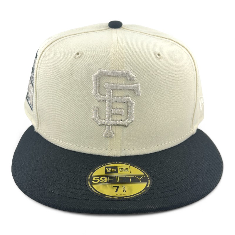 San Francisco Giants Chrome Metallic and Black 2001 ASG Patch Gray UV New Era 59FIFTY Fitted Hat