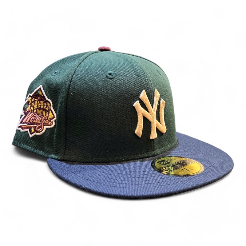 New York Yankees Green and Blue 1999 WS Patch Gray UV New Era