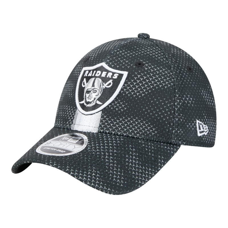 Las Vegas Raiders Black 2024 NFL Sideline New Era 9FORTY Stretch-Snap Hat
