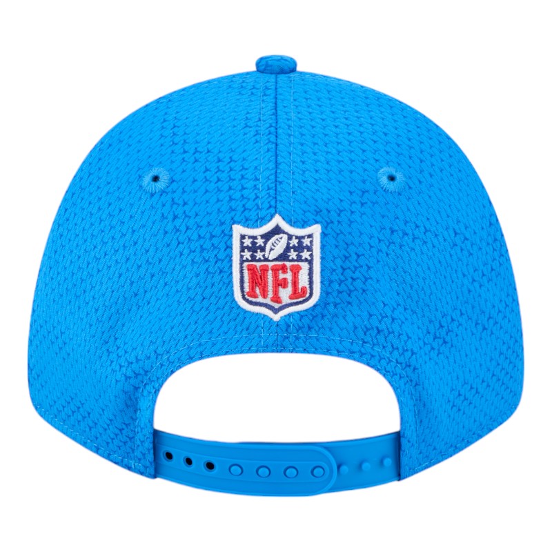 Detroit Lions Blue 2024 NFL Sideline New Era 9FORTY Stretch-Snap Hat