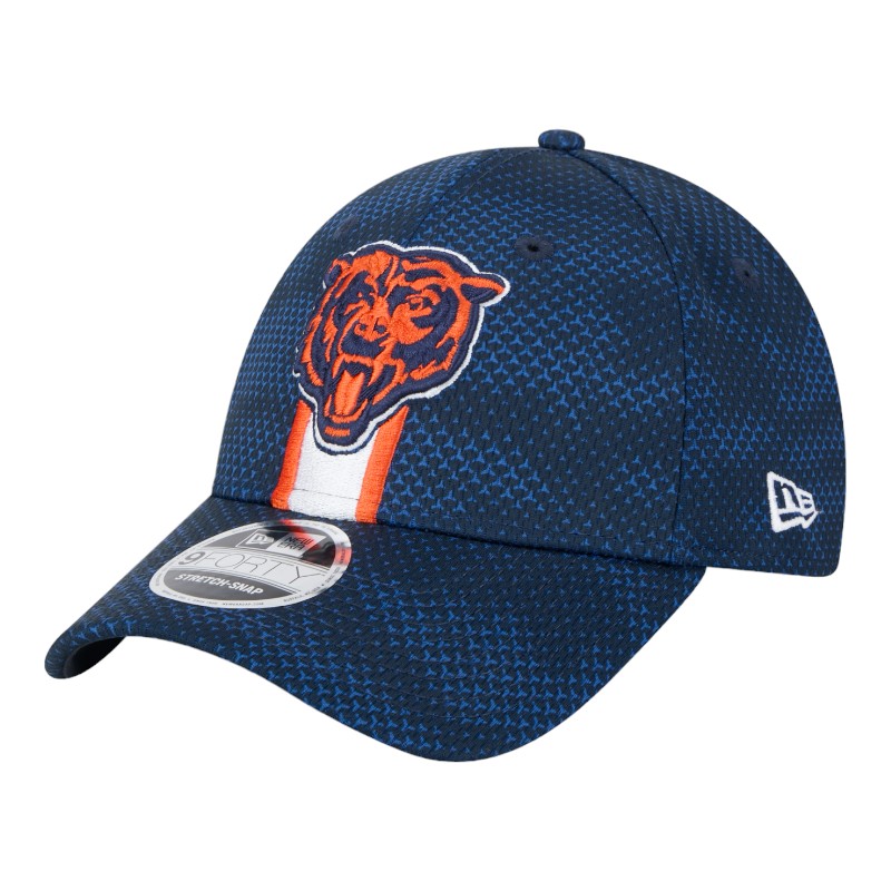 Chicago Bears Navy 2024 NFL Sideline New Era 9FORTY Stretch-Snap Hat