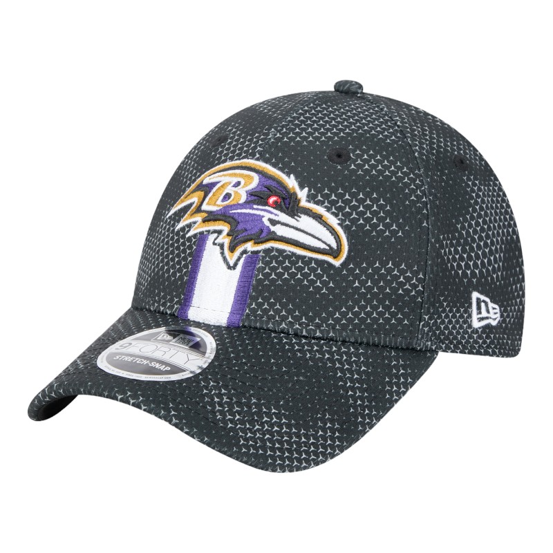 Baltimore Ravens Black 2024 NFL Sideline New Era 9FORTY Stretch-Snap Hat