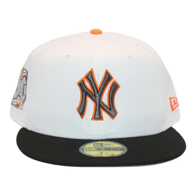 New York Yankees White and Black "215 Aux Pack" Subway Series Patch Gray UV Era 59Fifty Fitted Hat