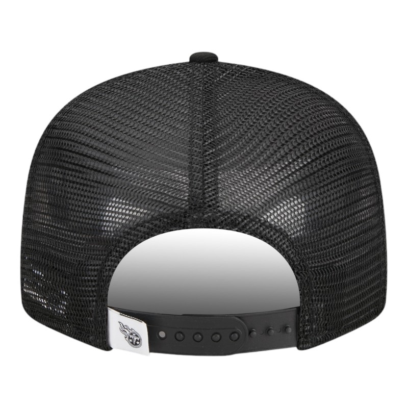 Tennessee Titans Black and White Trucker Mesh Back New Era 9FIFTY Snapback Hat