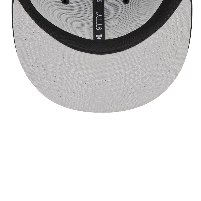 Kansas City Chiefs Black and White Trucker Mesh Back New Era 9FIFTY Snapback Hat
