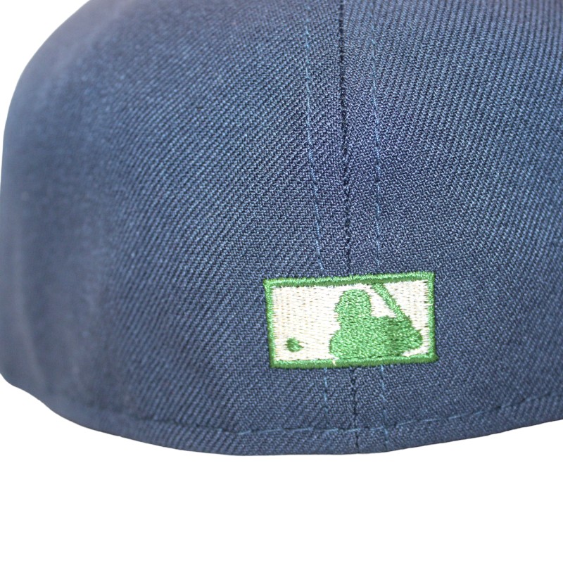 Seattle Mariners Navy and Black "Caps & Curveballs Pack" 30th Anniversary Patch Gray UV New Era 59Fifty Fitted Hat