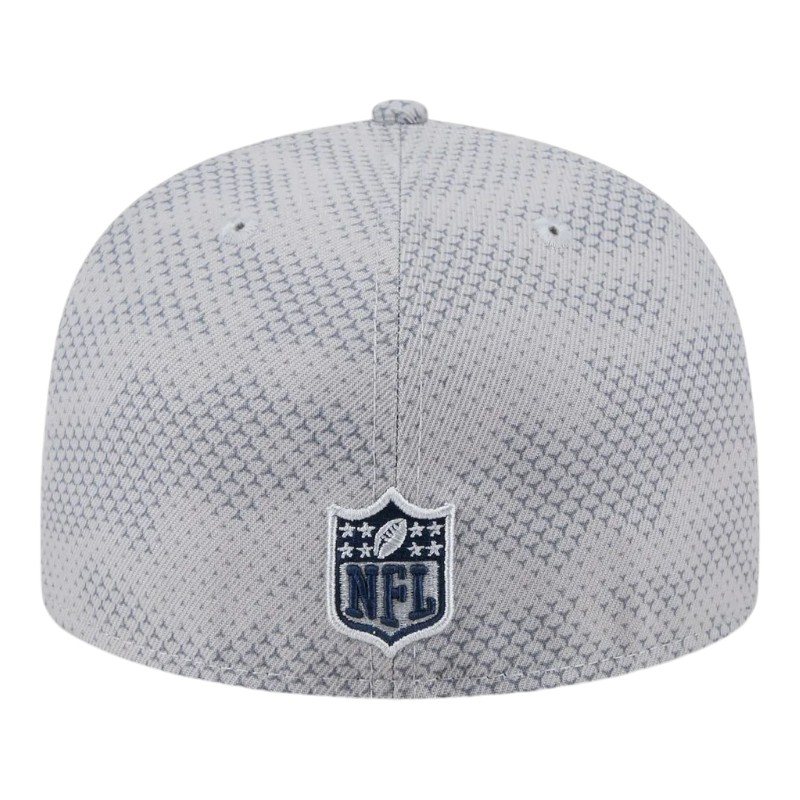 Dallas Cowboys New Era 2024 NFL Gray Sideline 59FIFTY Fitted Hat