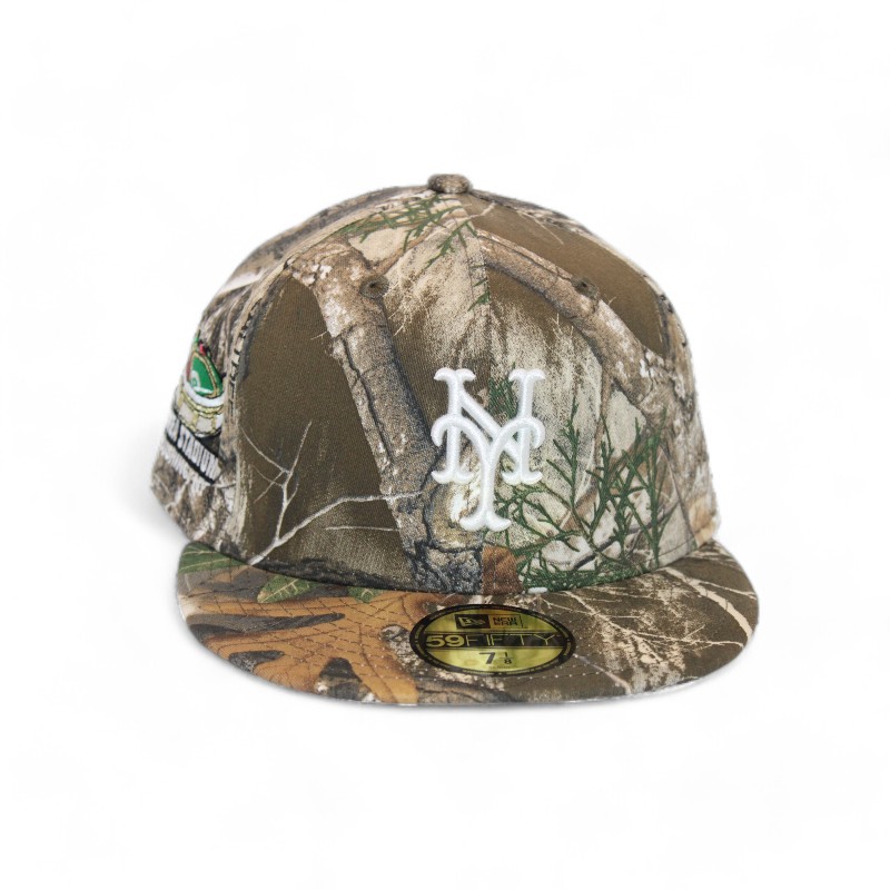 New York Mets Realtree Camo "FHM DPM FittedHat Pack" Shea Stadium Patch Gray UV Era 59Fifty Fitted Hat