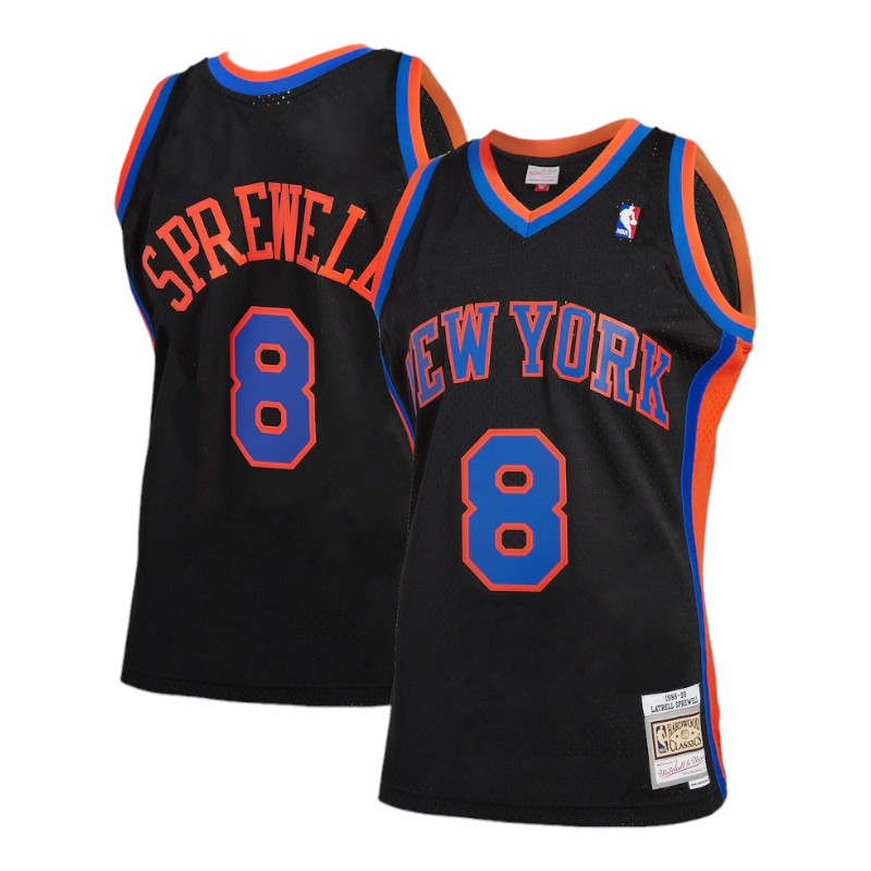 New York Knicks Latrell Sprewell Mitchell & Ness 1998-99
