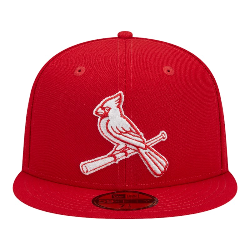 St. Louis Cardinals Red and White Alternate 2 Logo 2006 WS Patch Gray UV New Era 59FIFTY Fitted Hat